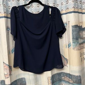Buckle Black Blouse